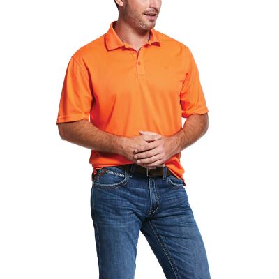 Ariat TEK - Polo Oranje Heren - 22074-180